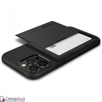 Spigen Slim Armor Cs dėklas - juodas (telefonui Apple Iphone 13 Pro Max)